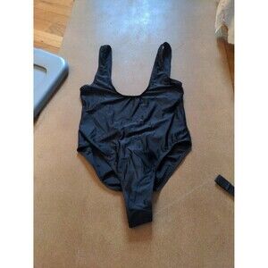 Black one piece swimsuit